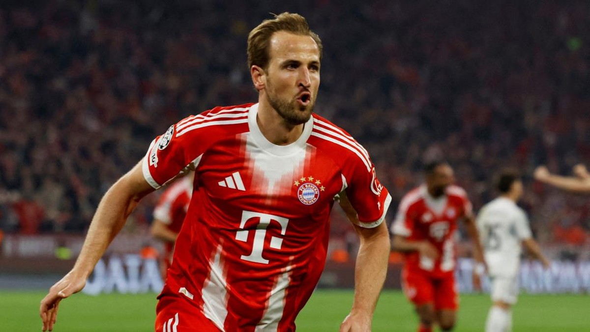 Harry Kane menegaskan Bayern Munich sudah lebih pede usai menang atas Real Madrid. (Foto: REUTERS/Michaela Stache)