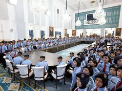 Siswa Taruna Nusantara ke Istana, Dapat Pembekalan dari Mensesneg dan Menlu