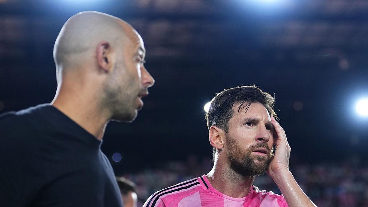 Javier Mascherano tinggalkan Inter Miami karena faktor usia. (Foto: Getty Images/Rich Storry)