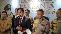 Menko Yusril Bahas Peran Penting Polri dalam Pembangunan Negara Hukum