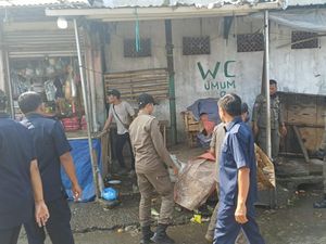 Penataan Pasar Parung Bogor, 191 Lapak PKL Ditertibkan