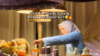 Unik Banget, Viral Warung Jamu Estetis di Pernikahan Ini Bikin Tamu Antre