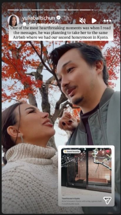 Yuli Baltschun ungkap perselingkuhan suami