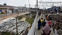 Jalur dan Peron Stasiun Bogor Diperluas