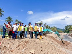 Pembangunan Sabo Dam di Sungai Tapteng Dimulai Usai Bobby Marahi Camat