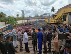 Karantina Musnahkan 48,39 Ton Komoditas Ilegal Tangkapan Kodam Tuanku Tambusai