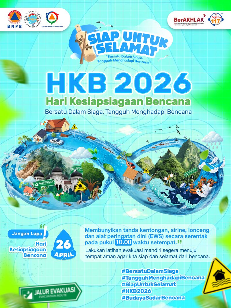 Poster Hari Kesiapsiagaan Bencana 2026