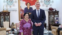 Megawati Terima Dubes Jerman, Bahas Timur Tengah dan Peringatan KAA ke-71