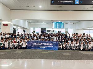 Viral Rombongan Siswa SD di Salatiga Piknik Sewa Pesawat Garuda, Ternyata...