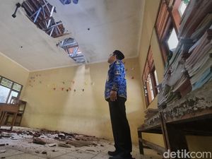 Miris! 5 Ruang di SDN Kepek 1 Gunungkidul Rusak, Murid Belajar di Musala