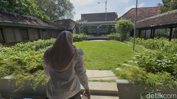 Taman inspirasi RA Kartini di timur Pendapa Kabupaten Rembang atau Museum RA Kartini, Jumat (17/4/2026).