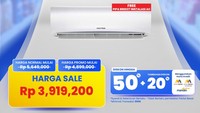 Beli AC Split 1 PK di Transmart Full Day Sale Diskon Rp 1,7 Jutaan