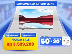 Beli TV 43 Inch di Transmart Full Day Sale Diskon Rp 1,3 Jutaan