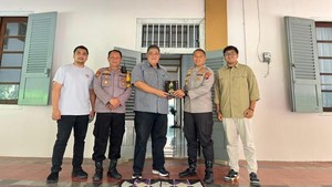 Kapolres Kediri Cek Kebun Dhoho Dukung Swasembada Gula