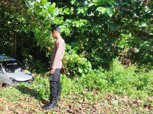 Mobil Tabrak Pohon di Minahasa gegara Sopir Ngantuk, 1 Penumpang Tewas