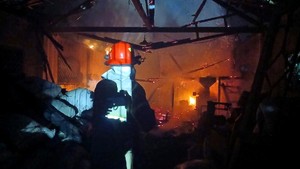 Pabrik Penggilingan Padi di Ciamis Terbakar!