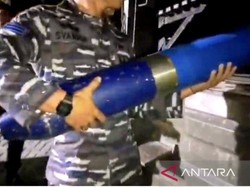Benda Mirip Rudal Ditemukan Nelayan di Takalar Sulsel