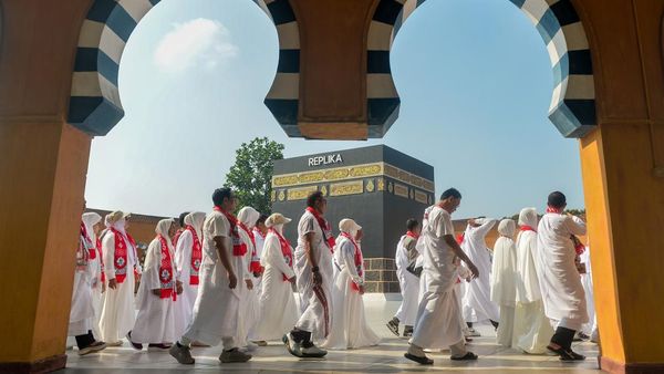Calon Haji Perdalam Rukun Ibadah Lewat Simulasi Manasik