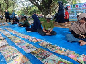 Membaca di Alam Terbuka, Cara Seru Bangun Literasi