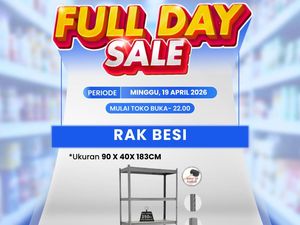 Buruan ke Transmart Full Day Sale, Beli Rak Besi Diskonnya Jumbo