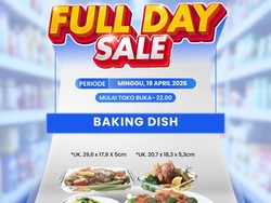 Cuma di Transmart Full Day Sale, Baking Dish Semurah Ini