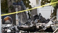 Pesawat Cessna 401B Jatuh di Permukiman, Satu Orang Tewas