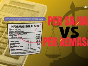 Infografis: Salah Baca Berujung Gendut, Ini Arti Per Sajian di Label Nutrisi