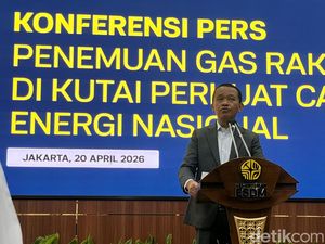 Bahlil Umumkan Penemuan Cadangan Gas Raksasa di Kutai