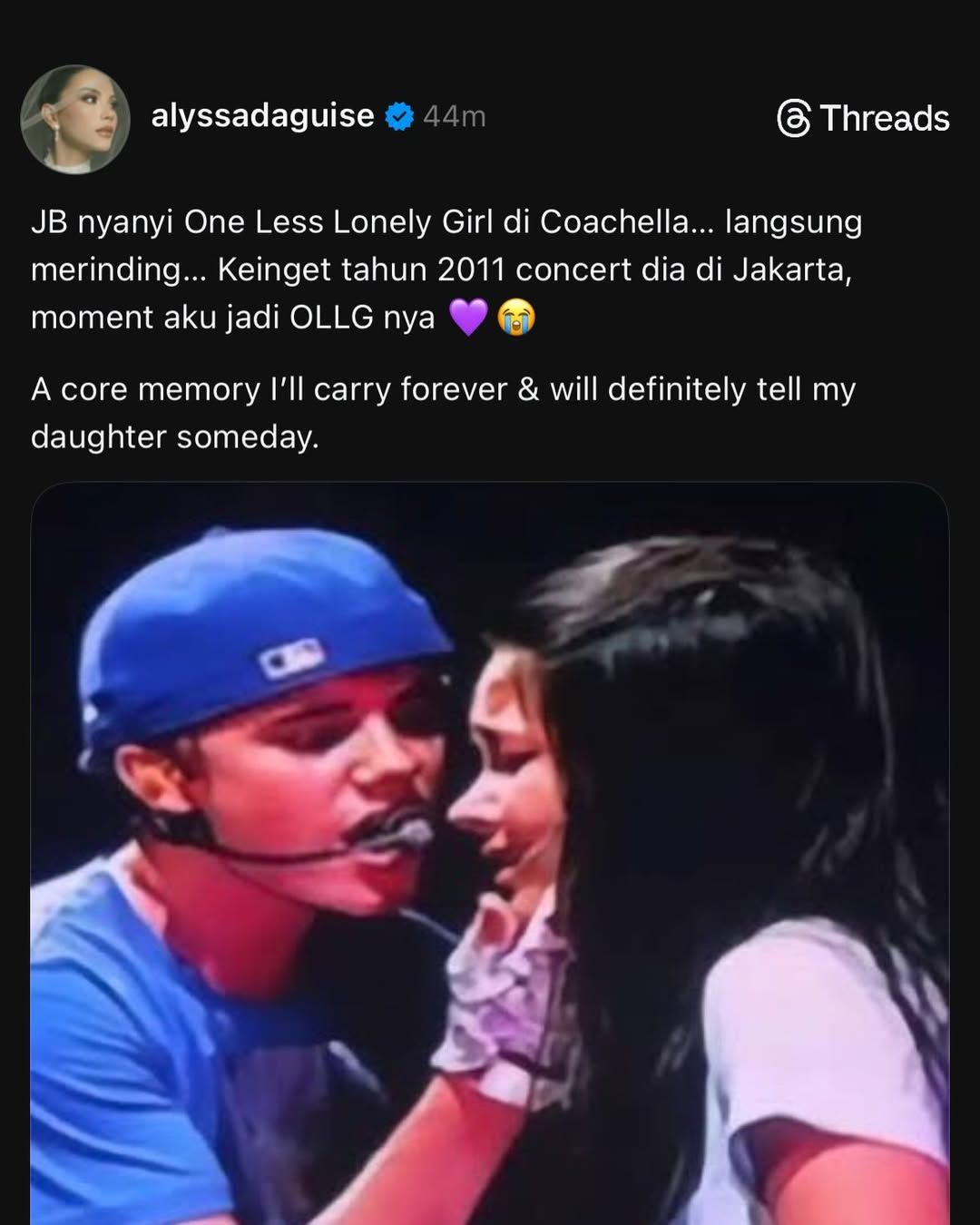 unggahan Alyssa Daguise