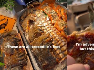 Shock! Wanita Ini Temukan Kaki Buaya di Buffet Mewah di Singapura