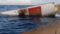 Video Heboh Nelayan Anambas Temukan Benda Misterius, Diduga Puing Pesawat