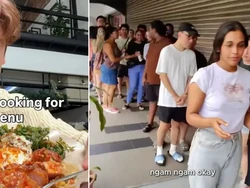 Influencer Ini Buka Warung Ayam Gepuk di Malaysia, Antrenya Panjang!