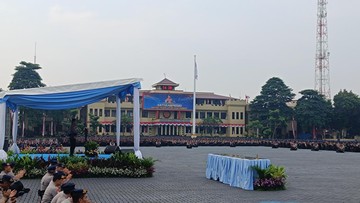 Kapolri Buka Rakernis Korps Brimob di Mako Brimob Depok