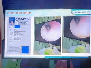 Peserta UTBK Undip Curang Tanam Alat di Telinga Diserahkan ke Polsek