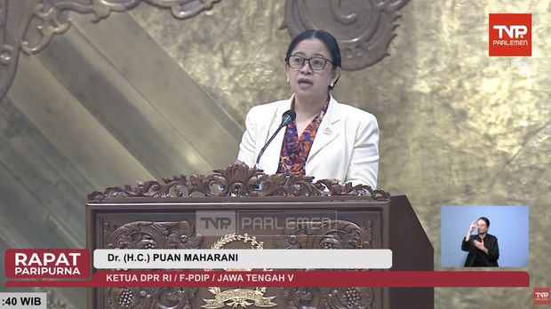 Rapat Paripurna DRP RI, Selasa (21/4/2026). (Tangkapan layar TV Parlemen)