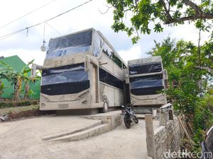Viral Rumah Mirip Bus Tingkat di Kopen Wonogiri, Pakai Roda Juga!