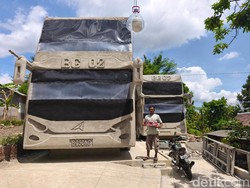 Desain Unik Rumah Mirip Bus di Wonogiri Cuma Andalkan Miniatur