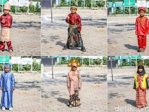 Semarak Hari Kartini, Anak TK Tampil Percaya Diri Pakai Baju Adat