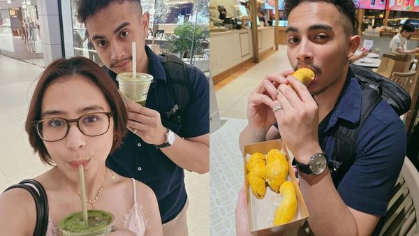 So Sweet! Omar Esteghlal Nyusul Prilly Latuconsina Kulineran ke Bangkok