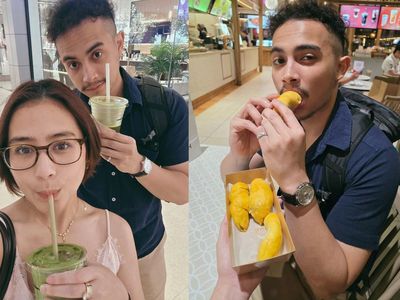 So Sweet! Omar Esteghlal Nyusul Prilly Latuconsina Kulineran ke Bangkok