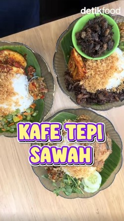 Video: Kafe Tepi Sawah di Jogja yang Punya Nasi Lauk Komplet