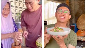 Jauh dari Hiruk Pikuk, Boby Tince Nikmati Masak Bareng Ibu di Desa