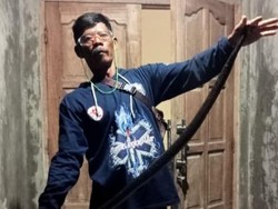Nyaris Terinjak, Indukan Kobra Jawa di Klaten Dievakuasi