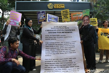 Surat Undangan Konferensi Energi Terbarukan Global untuk Bahlil