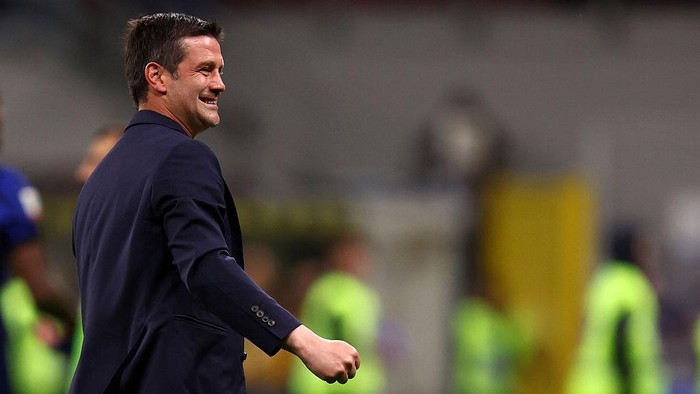 Milan, Italy - April 21: Cristian Chivu, head coach of Fc Internazionale celebrates after winning the Coppa Italia match between FC Internazionale and Como at San Siro on April 21, 2026 in Milan, Italy. (Photo by sportinfoto/DeFodi Images/DeFodi via 