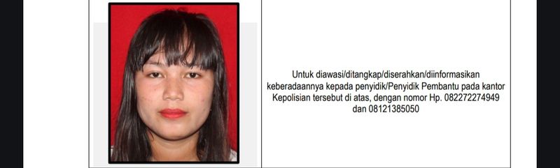 DPO kasus narkoba nan diburu Bareskrim Polri (dok. Istimewa)