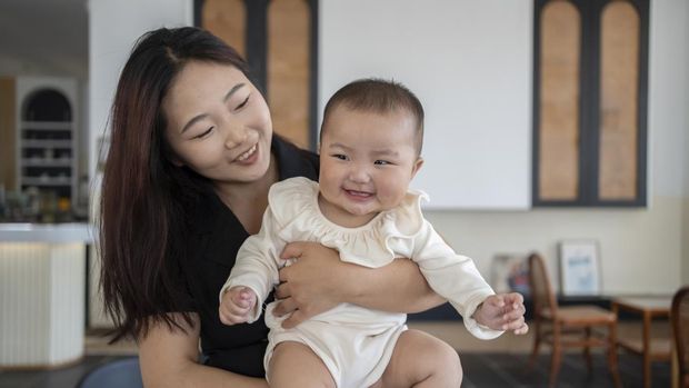 Ibu dan bayi korea