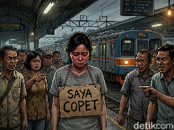 Viral Wanita Bekasi Pakai Kalung Bertuliskan Saya Copet