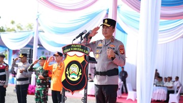 Kapolda Sumsel Pimpin Apel Sabuk Kamtibmas, Ajak Semua Pihak Jaga Keamanan