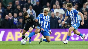 Chelsea Tertinggal 0-1 dari Brighton di Babak Pertama